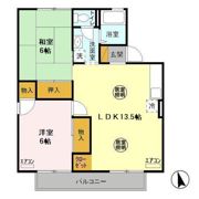 セジュールフジサク Aの間取り画像