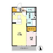 ライデンハイツ Ⅱの間取り画像