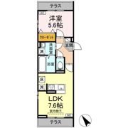 D-ROOM松木Aの間取り画像