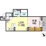 D-ROOM松木Aの間取り画像
