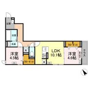 D-ROOM松木Aの間取り画像
