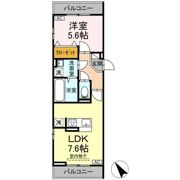 D-ROOM松木Aの間取り画像