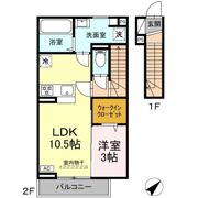 コーポTMTの間取り画像