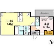 セレスティア松葉町の間取り画像