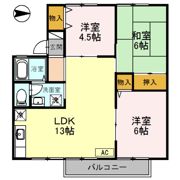 ヴィラール大和の間取り画像