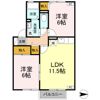 メゾンメール A棟の間取り画像