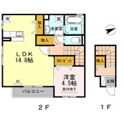 ジラソーレfの間取り画像