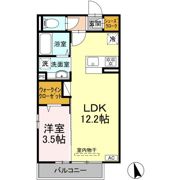 プランドール B棟の間取り画像