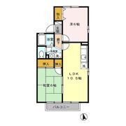 セジュールみなみ B棟の間取り画像