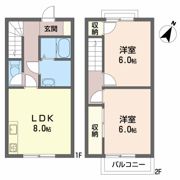シダー’Sガーデン Bの間取り画像
