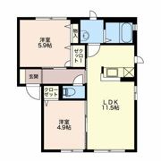 シャーメゾン洪 Bの間取り画像