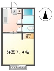 マエサンハイツ希望が丘の間取り画像