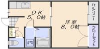雄風館の間取り画像