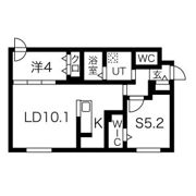 RESIDENCE SHINMEI 北円山の間取り画像