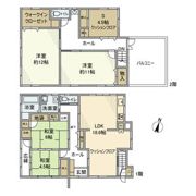 矢作町戸建の間取り画像