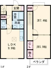 BRANCHEライフコアBの間取り画像