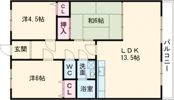 フリーディオ堂山の間取り画像