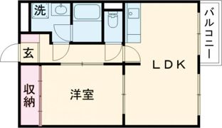 サンプラザ南京終の間取り画像