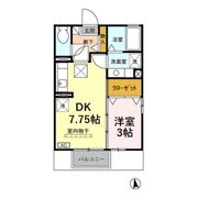 グランブルーム Bの間取り画像