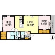 D-SOLACE 弁天の間取り画像