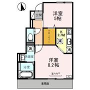 HOLY1（ﾎｰﾘｰﾜﾝ） Bの間取り画像