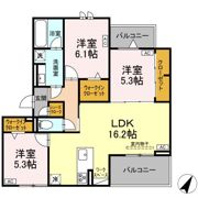D-avance 東脇の間取り画像
