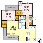 D-avance 東脇の間取り画像