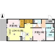 BRANSIA瀬田（ﾌﾞﾗﾝｼｱ）の間取り画像