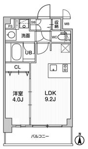 ﾃﾞｨｰﾑｽ東陽町Ⅱの間取り画像
