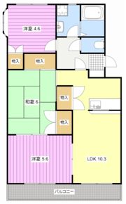 サザンクロスの間取り画像