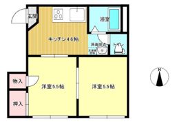 タウニィ広面の間取り画像