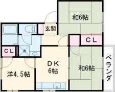 メゾン藤の間取り画像