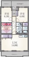 ヴィラ・エトワールの間取り画像