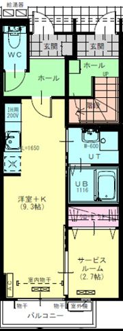 イーストAの間取り画像