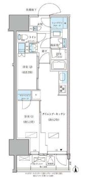 パークアクシス品川天王洲アイルの間取り画像