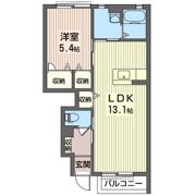 フォセットミディの間取り画像