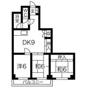 NTビル白壁の間取り画像