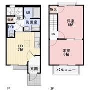 ルーベンス日永Ⅲの間取り画像