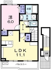 ウエストスクエア Kの間取り画像