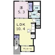 アバンツァート 4番館の間取り画像