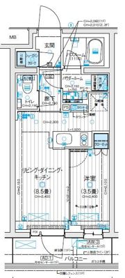 パレステージ練馬Ⅲの間取り画像