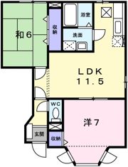 La．プラティーヌの間取り画像
