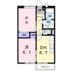 コーポラスFujiAの間取り画像