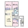 ソレイユ グラス Bの間取り画像