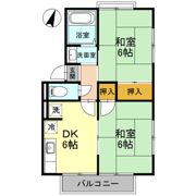 プレジール田中の間取り画像