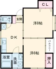 ミナミパレスの間取り画像