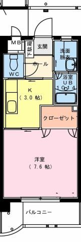 サンパティークFUTABAの間取り画像