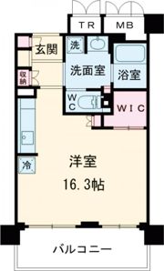 エルグレース神戸三宮タワーステージの間取り画像