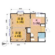 KCハイツの間取り画像