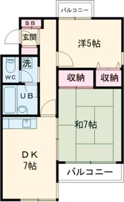 エスカイア100羽村第一の間取り画像